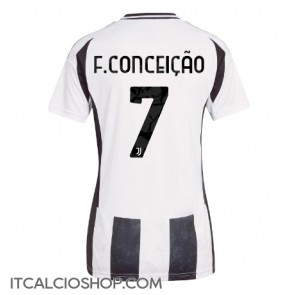Juventus Francisco Conceicao #7 Prima Maglia Femmina 2024-25 Manica Corta